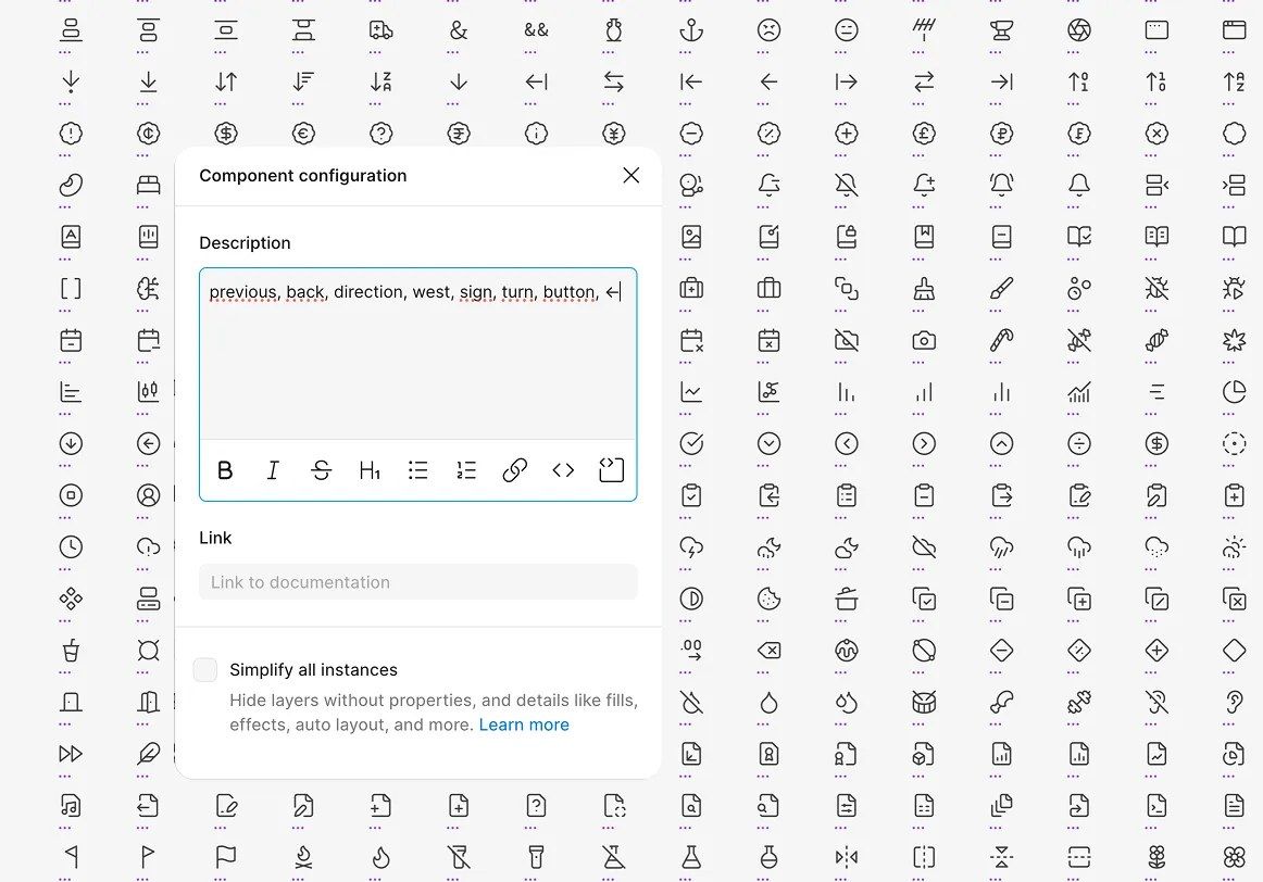 Examples of different Obra Icons.