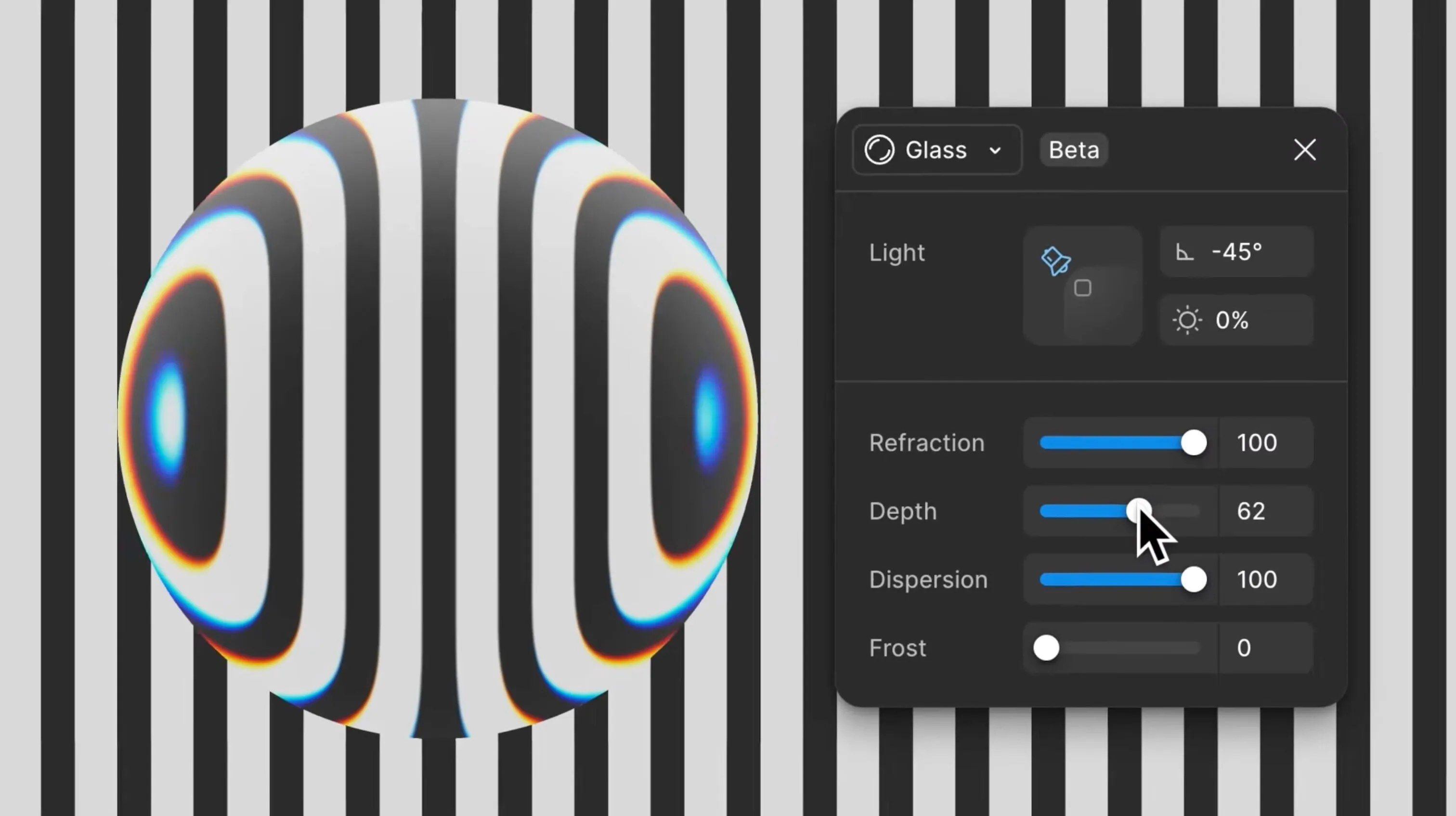 Liquid Glass effect in Figma.